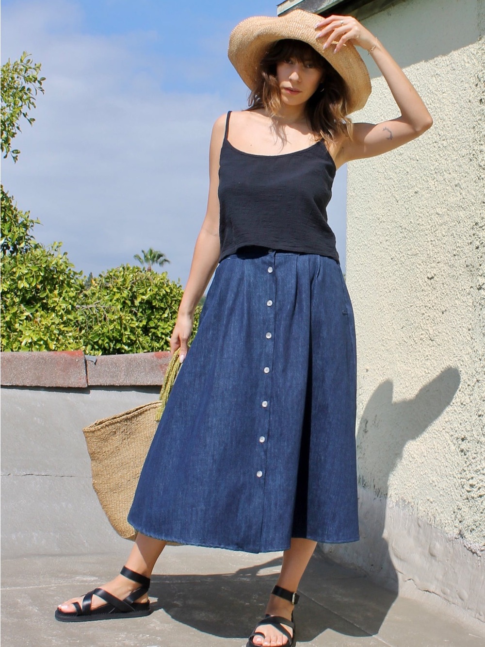 Curator SF Bonnie skirt denim large